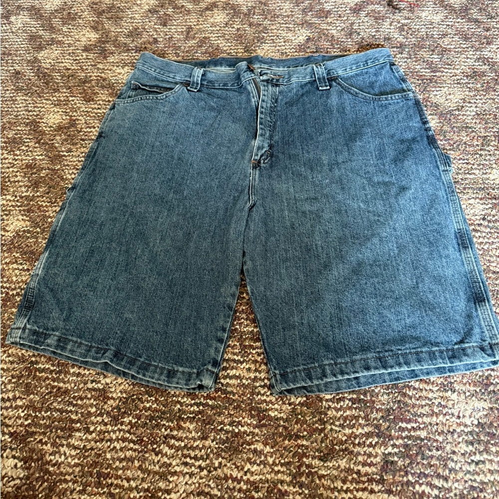 Wrangler Men's Medium Blue Denim Jean Shorts